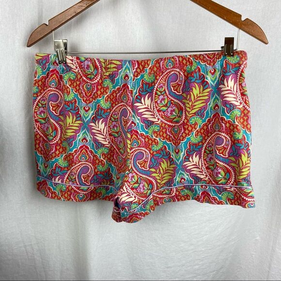 Vera Bradley SET of Print Drawstring Shorts & Hope Tee Shirt S - Picture 4 of 11